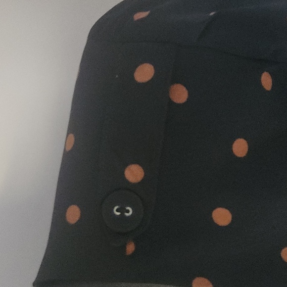 EDGE Light Open no button Brown Polka Dot Black blazer Small - Picture 4 of 11